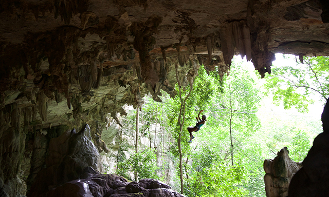 jaguar cave zipline BEF6 mosaic