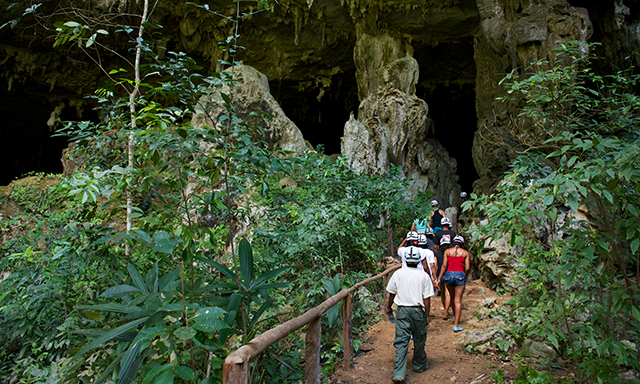 walking to cave bef3 mosaic